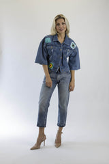 Boheme Jeansjacke 2 "Create Your Own" – Handmade Einzelstück | Customize Your Style | Nachhaltig & Fair