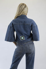 Boheme Jeansjacke 2 "Create Your Own" – Handmade Einzelstück | Customize Your Style | Nachhaltig & Fair
