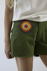 Boheme Short Grün "Create Your Short" Handmade Einzelstück | Customize Your Look | Grün | Fair & Nachhaltig