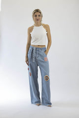 Boheme Jeans „Emma 6“ – Handmade Unikat | Wide-Leg Fit | Customize Your Look | Fair & Nachhaltig