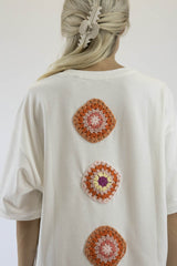 Lässiges Shirt Glory 2 Boheme Collektion mit Häckel Badge