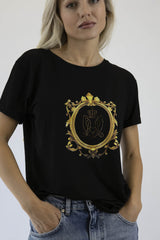 Shirt HMHL 2- KT-224 gold – Exklusives Design mit königlichem Barock Goldmotiv