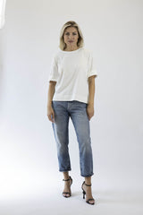 HMHL4-KT-220 – Boxy Shirt Ecru | Hertha Margarethe Habsburg | Royale Denim Kollektion