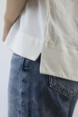 HMHL4-KT-220 – Boxy Shirt Ecru | Hertha Margarethe Habsburg | Royale Denim Kollektion