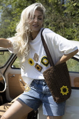 Lässiges Shirt Glory 1 Boheme Collektion mit Häckel Badge