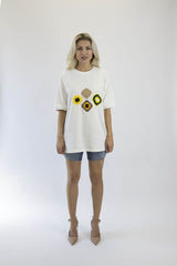 Lässiges Shirt Glory 1 Boheme Collektion mit Häckel Badge