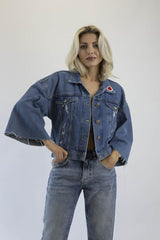 Boheme Jeansjacke 3 – Denim mit Häkelpatches