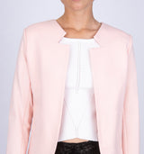 Bequemer Jersey Blazer mit besonderer Kragenform