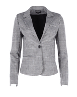 Taillierte Blazer mit Karo Muster
