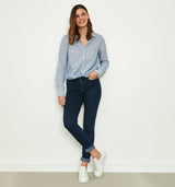 Basic Skinny Jeans mit mittlerer Leibhöhe. Angenehmer Tragekomfort dank Soft Stretch. Wir empfehlen die gewohnte Größe Handwäsche bei 30°C