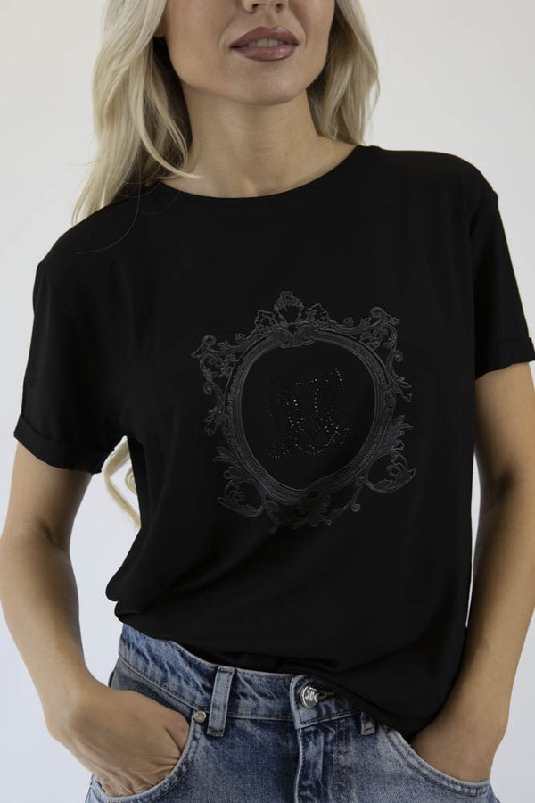 Shirt HMHL 2- KT-223 silber – Exklusives Design mit königlichem  Barock Silbermotiv