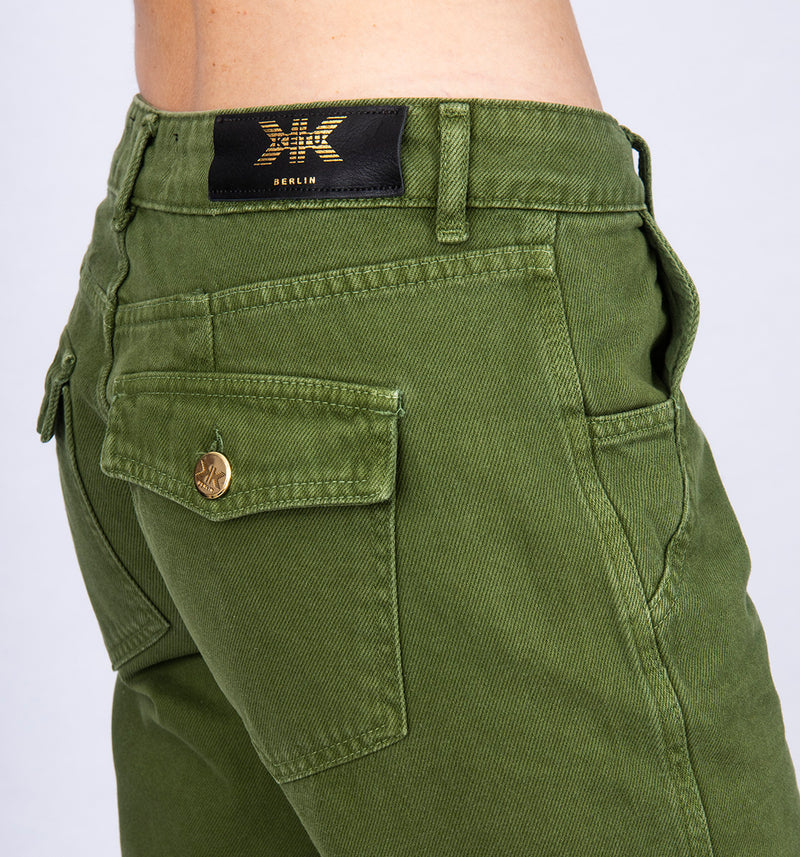Straight Leg Cargo Hose für Damen in Beige Straight Leg Cargo Hose für Damen in Beige