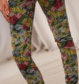 Hose mit floralem Muster